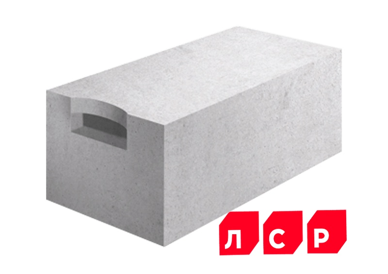 Газобетонный блок ЛСР D200 625x250x250
